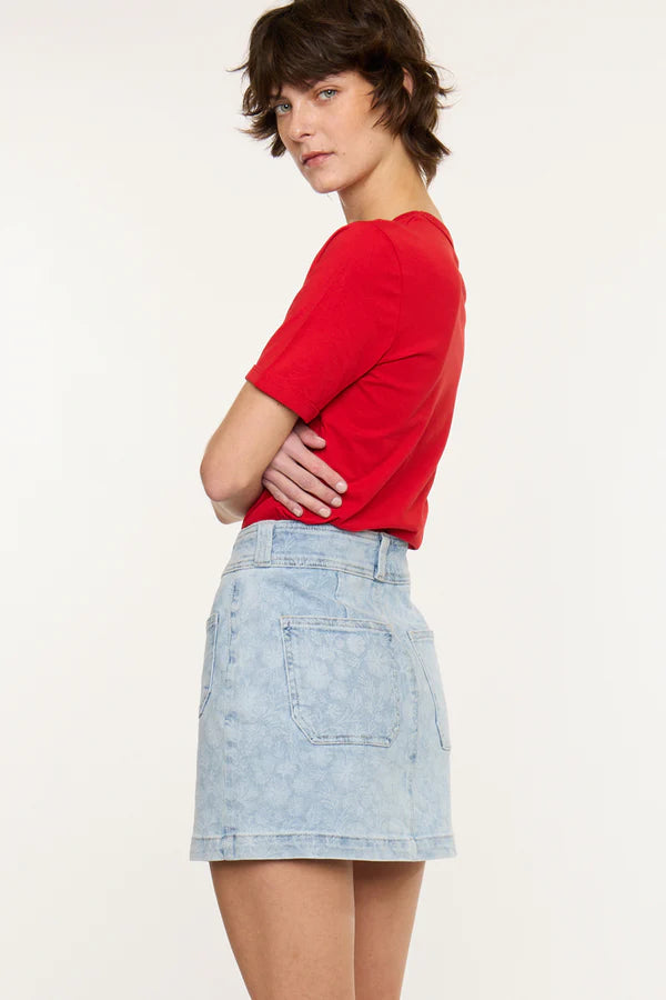 KanCan Aria Mid Rise Mini Skirt