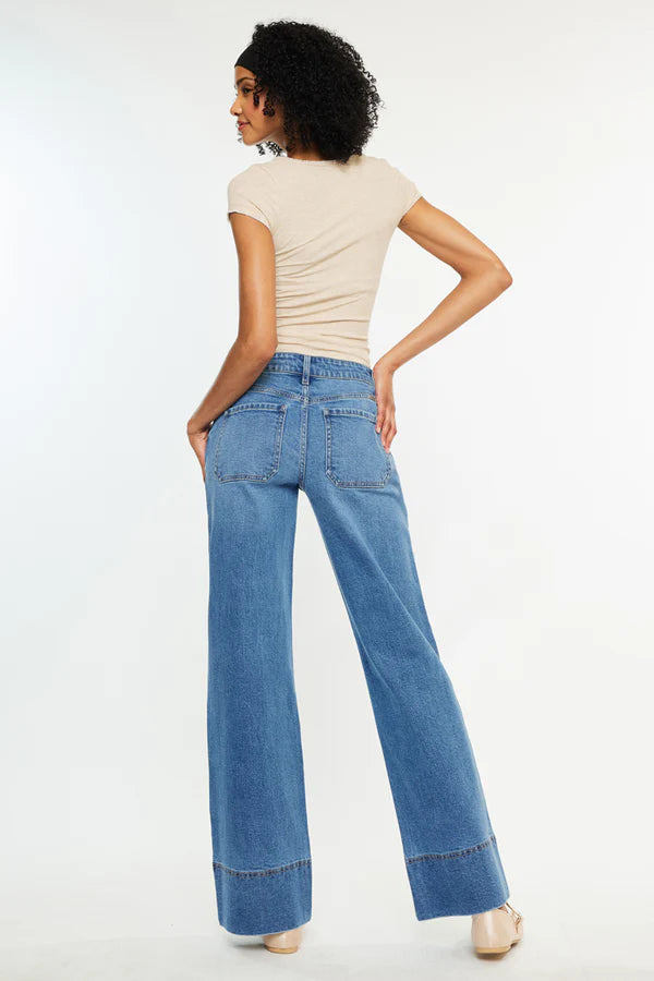 KanCan Yuri Mid Rise Wide Leg