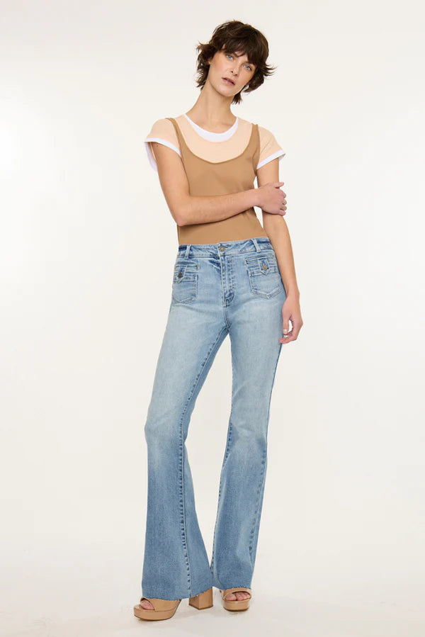 KanCan Brooke High Rise Flare