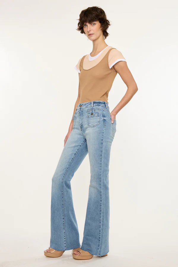 KanCan Brooke High Rise Flare