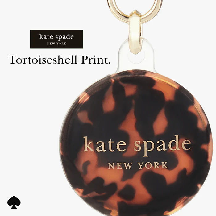 Case Mate Kate Spade AirTag Case- Tortoiseshell