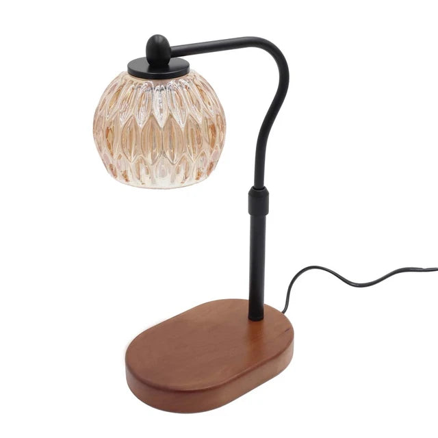 Candle Warmer Lamp - Crystal Black