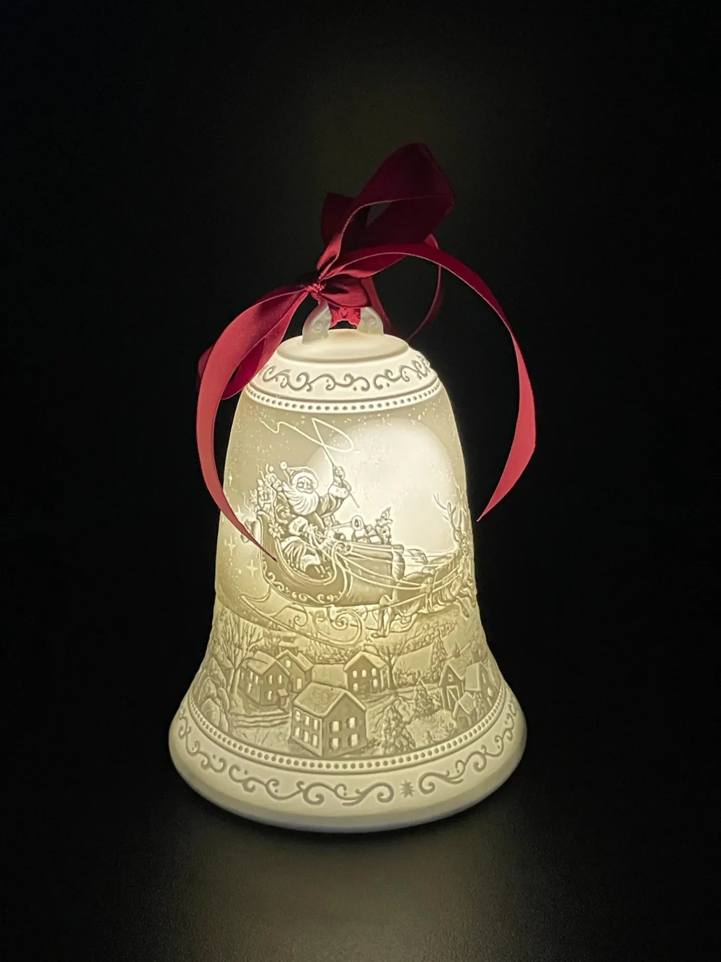Luumii Lights Christmas Bell Ornaments
