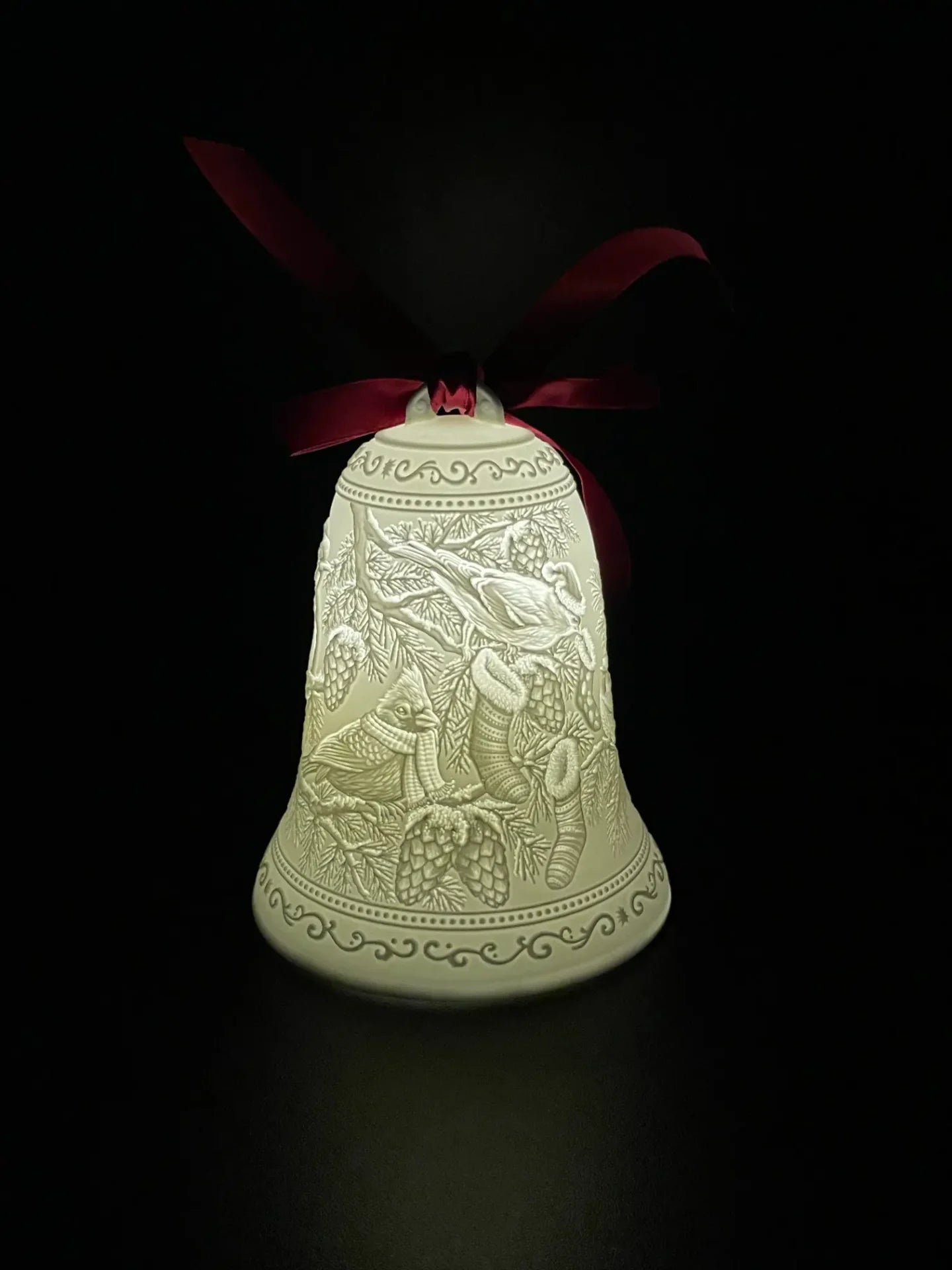 Luumii Lights Christmas Bell Ornaments