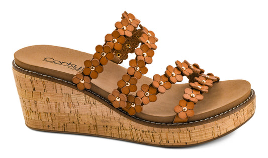 Corkys Lets Be Friends Cognac Wedges