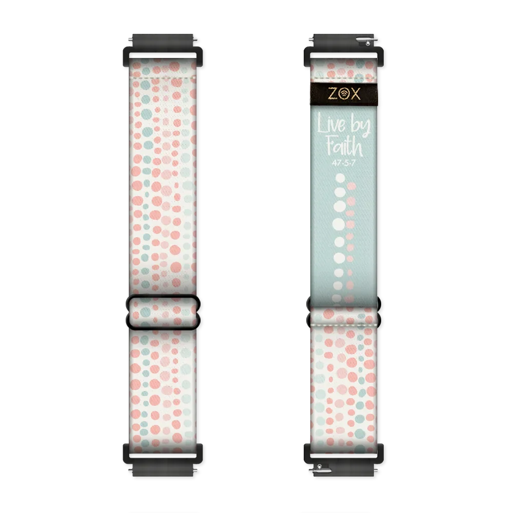 ZOX Live By Faith Bible Verse Watchband