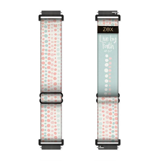 ZOX Live By Faith Bible Verse Watchband