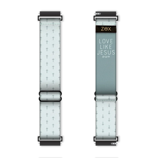 ZOX Love Like Jesus Bible Verse Watchband
