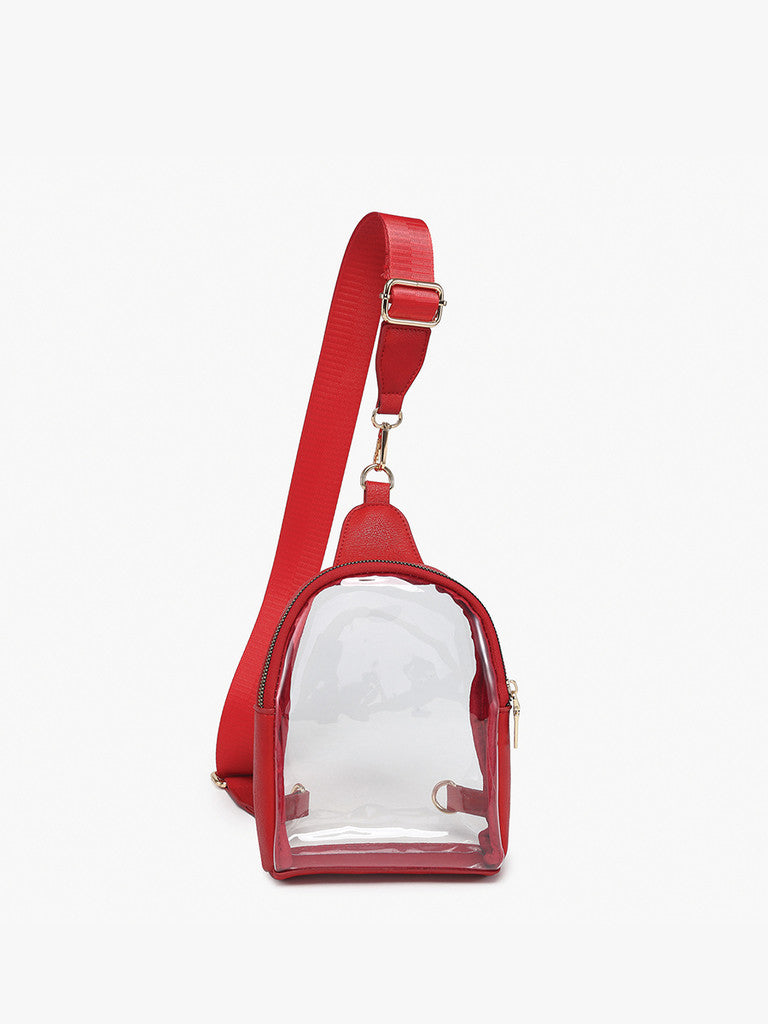 Ellen Clear Sling Bag w/ Removable Guitar Strap