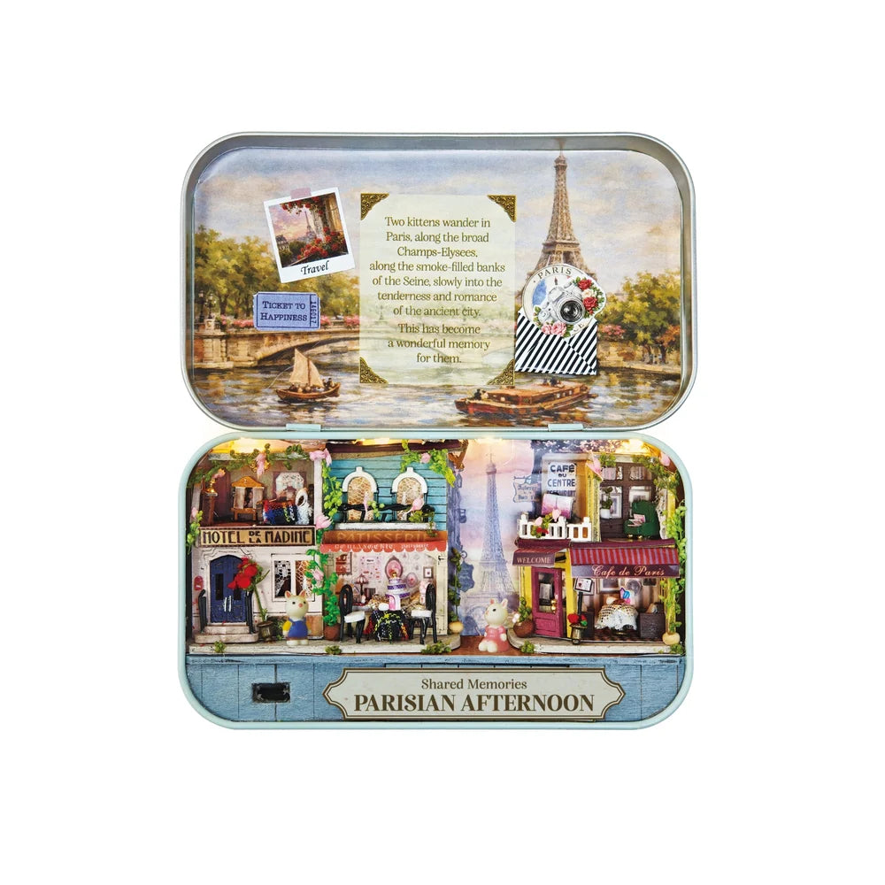 DIY Tiniatures 3D Puzzle Kit- Parisian Afternoon