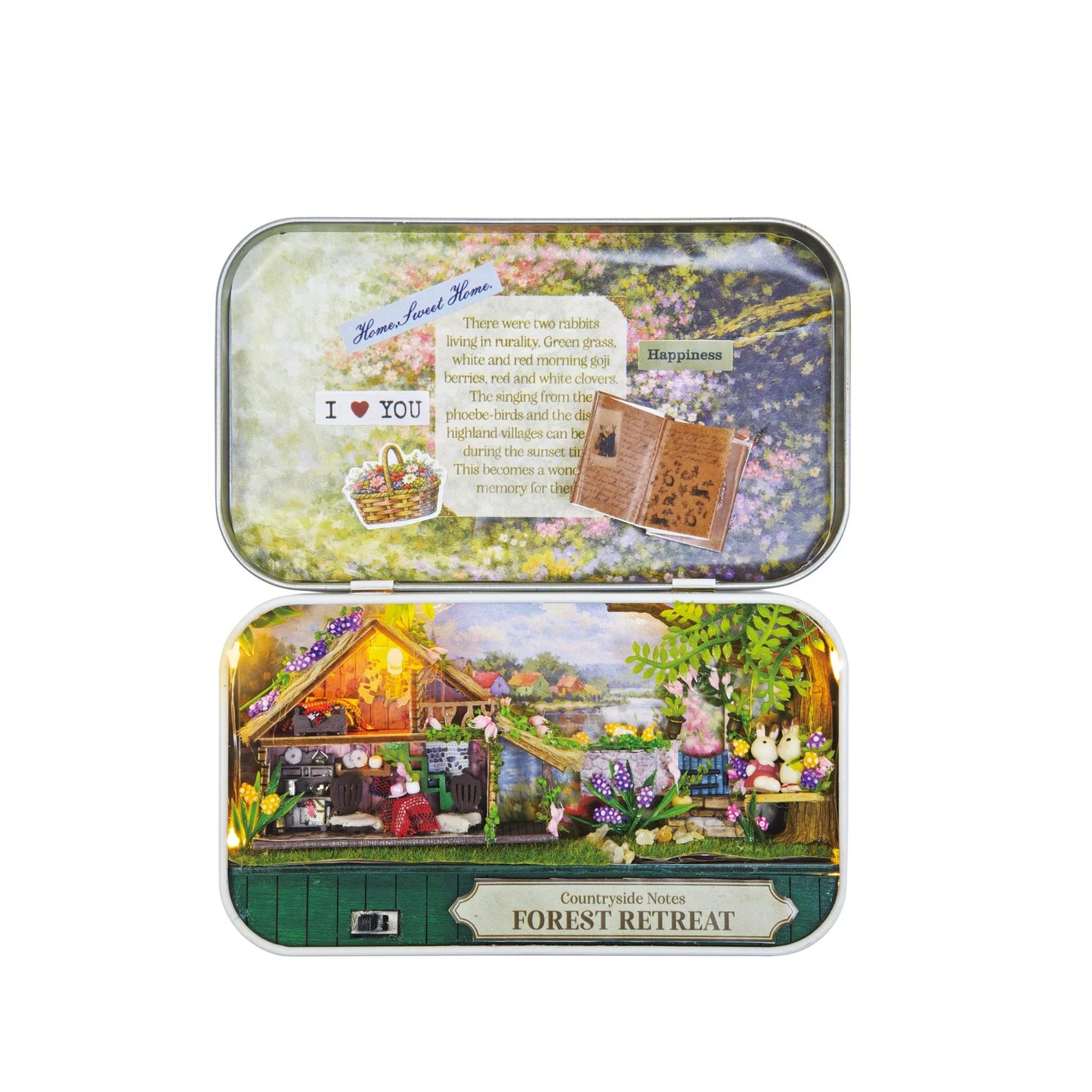 DIY Tiniatures 3D Puzzle Kit- Forest Retreat