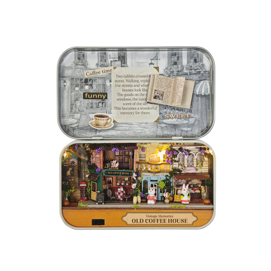 DIY Tiniatures 3D Puzzle Kit- Old Coffee House