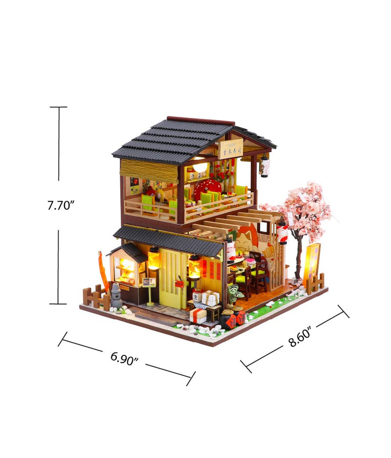 Sushi House DIY Miniature 3D House