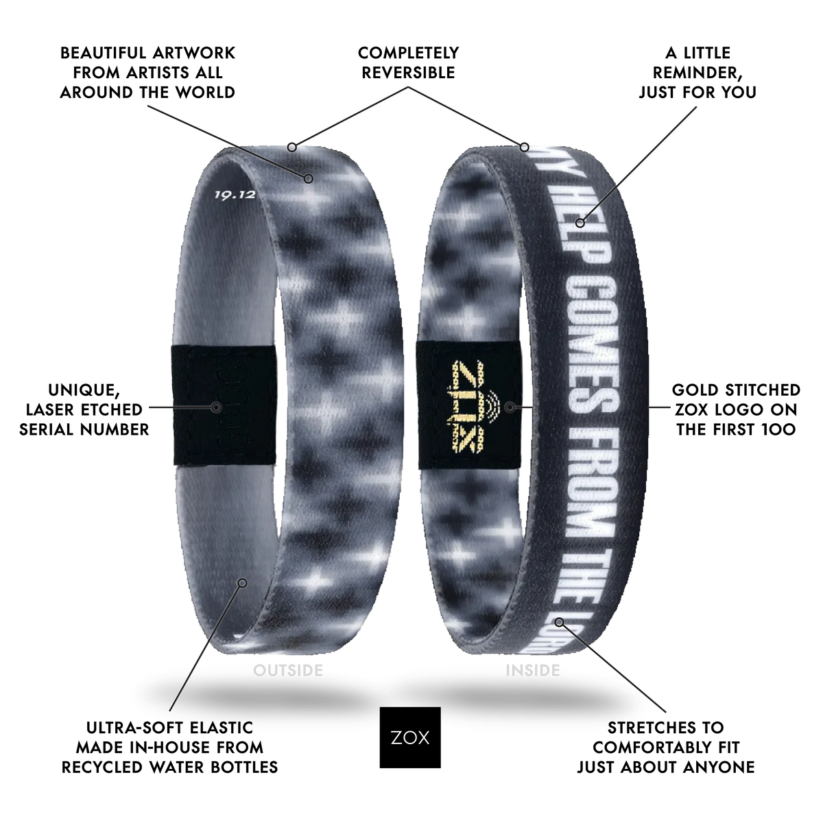 ZOX My Help Comes From The Lord Interactive Bracelet