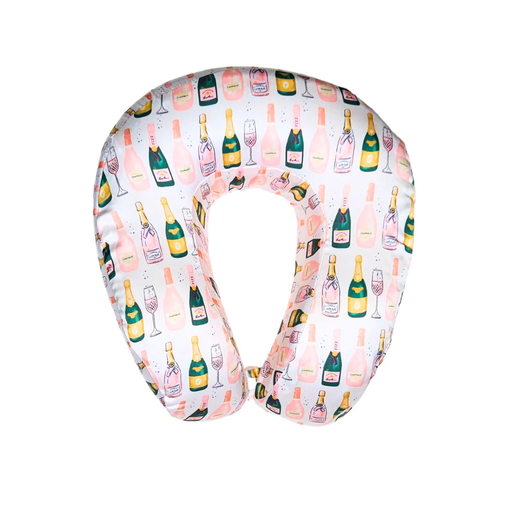 Satin Memory Foam Neck Pillow