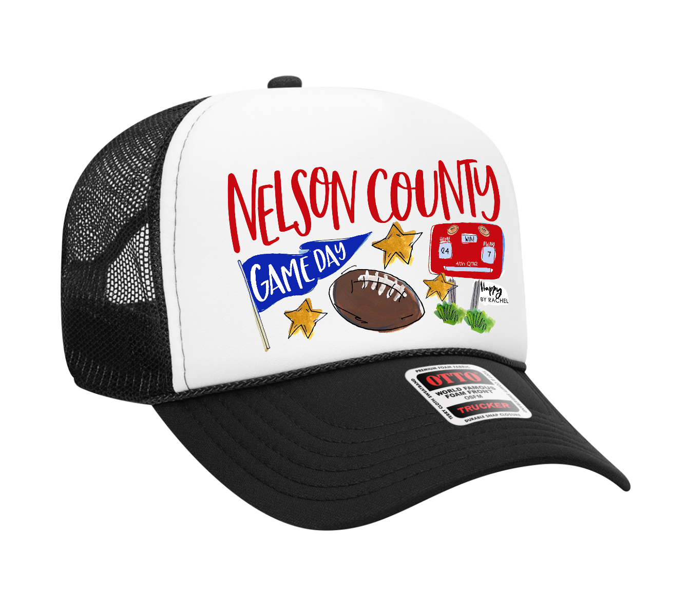 Friday Night Lights Black Trucker Hat