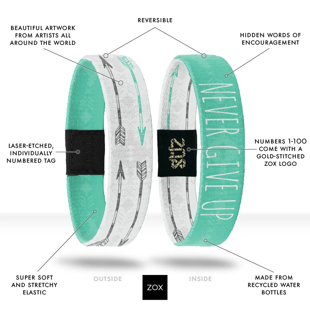 ZOX Never Give Up Interactive Bracelet