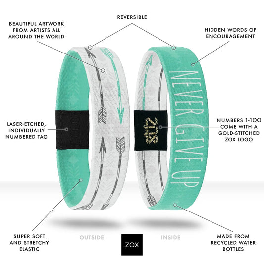 ZOX Never Give Up Interactive Bracelet