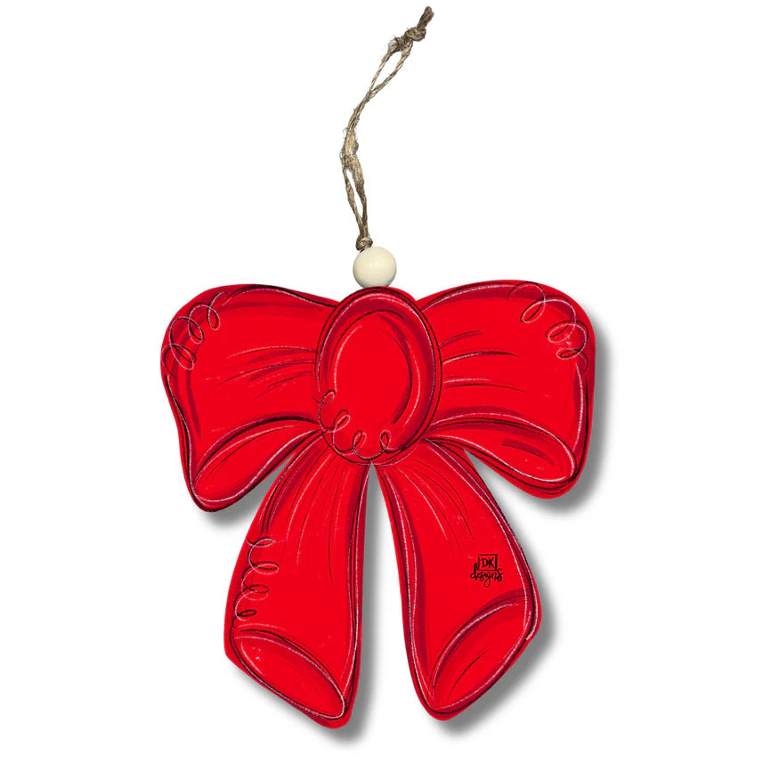 Red Bow Ornament