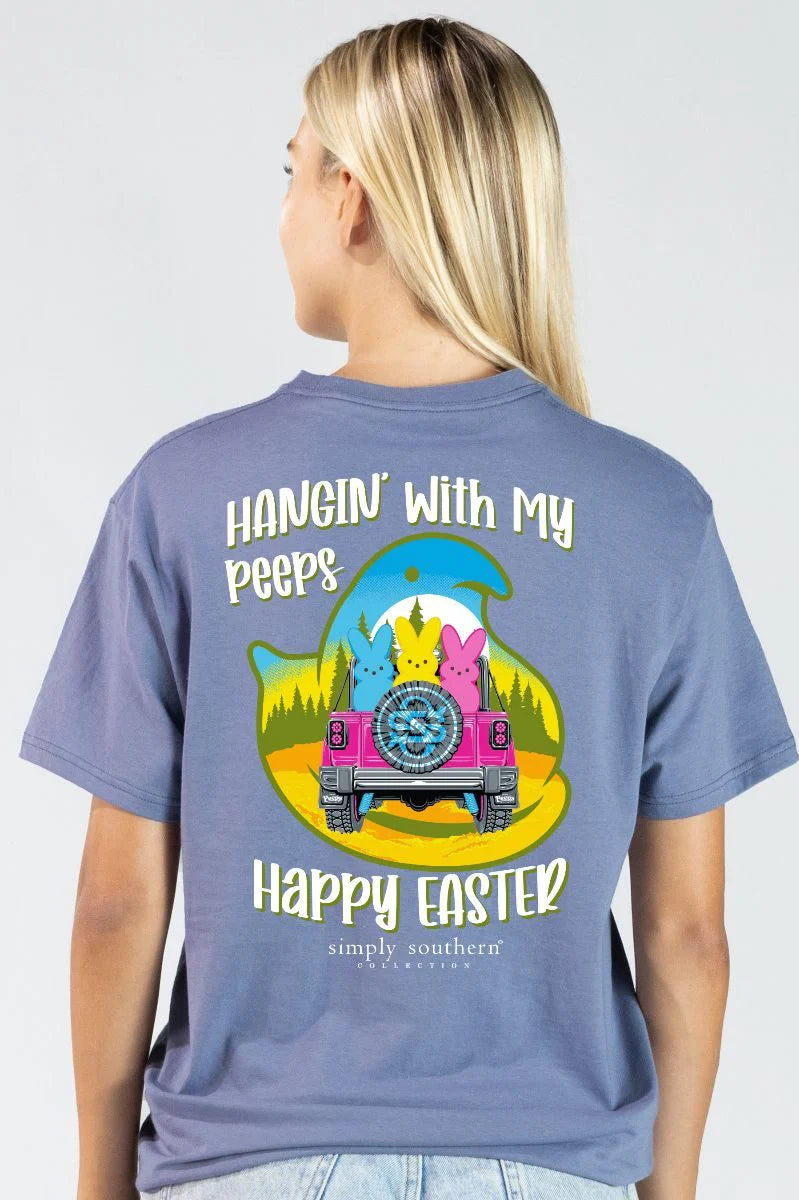 Simply Southern Hangin With My Peeps Easter T-Shirt