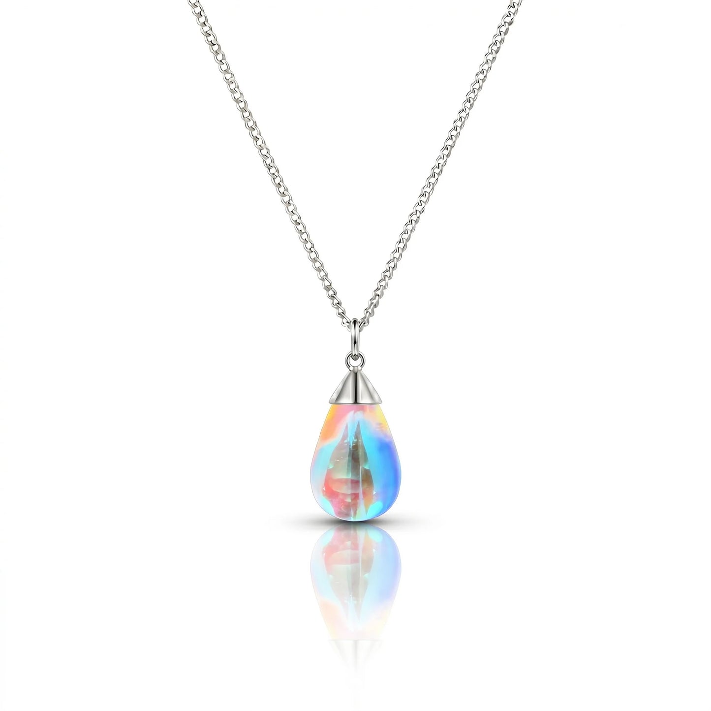 Aurora Crystal Jewelry Starlight Drop Pendant