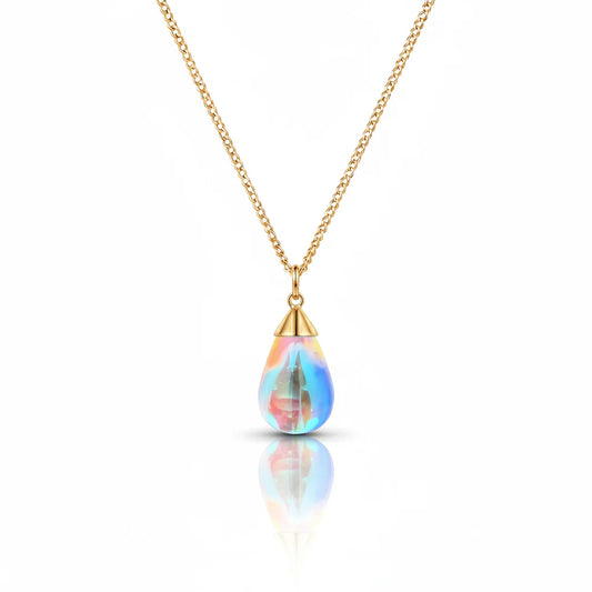 Aurora Crystal Jewelry Starlight Drop Pendant
