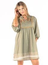 Simply Southern Maeve Dress- Green