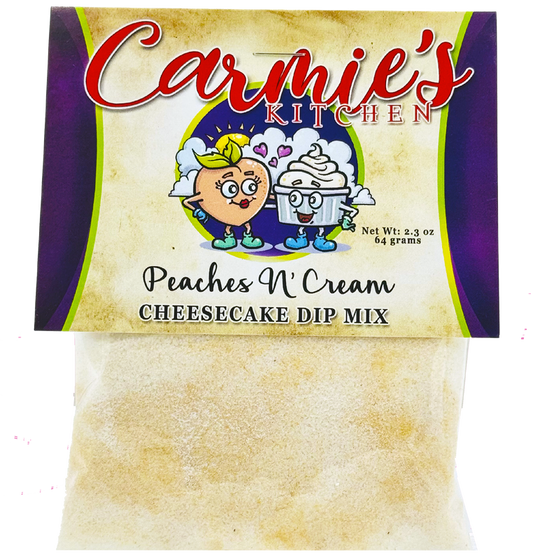 Carmies Peaches & Cream Cheesecake Dip Mix