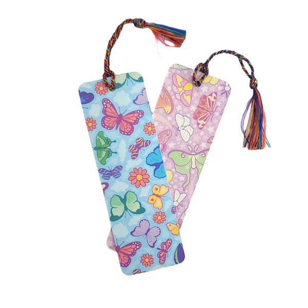 Butterflies and Moths Bookmark with Tassel