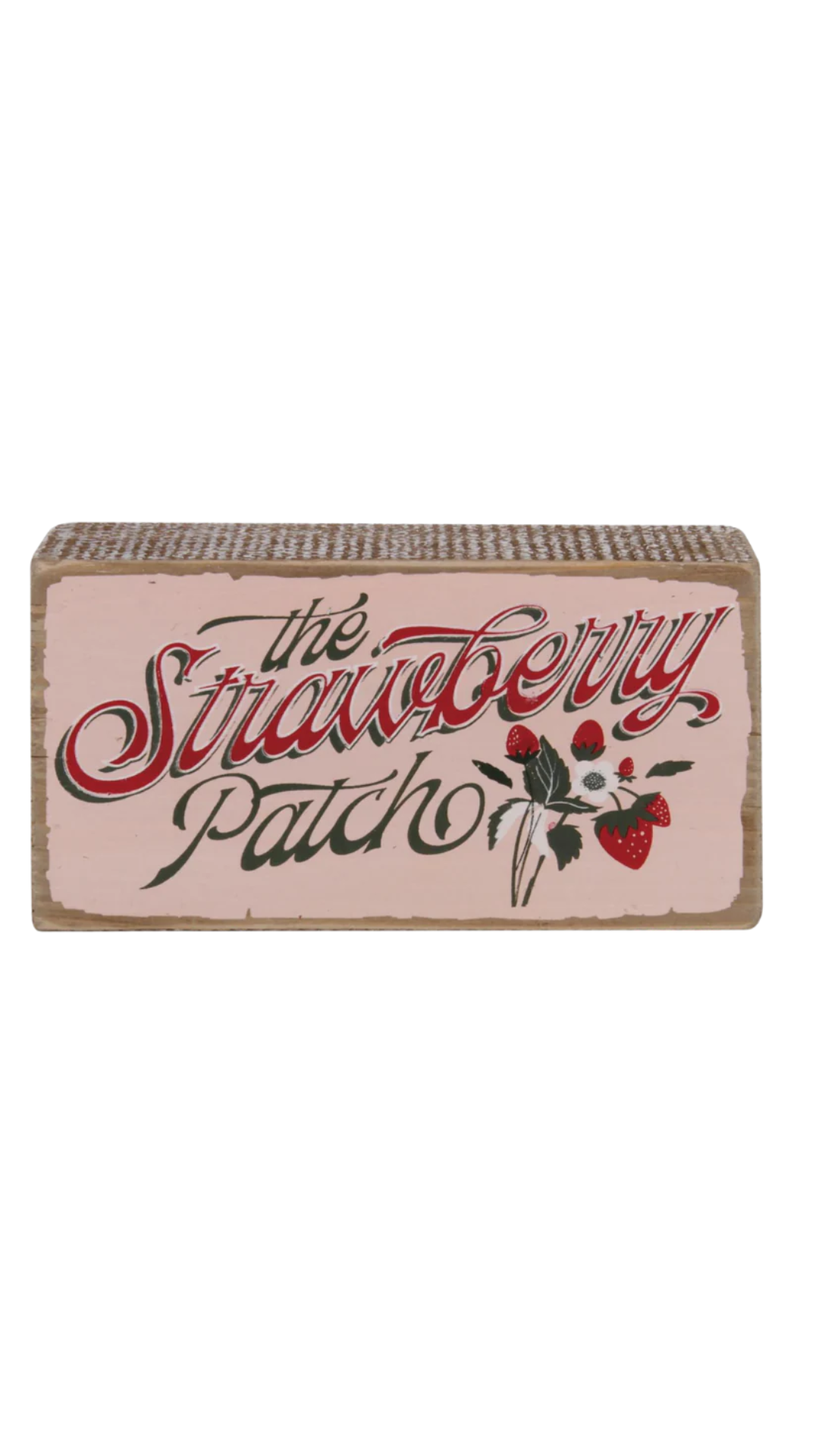 Wood Vintage Berry Block Decor – Rachelle Danielle Rose Gifts & Decor