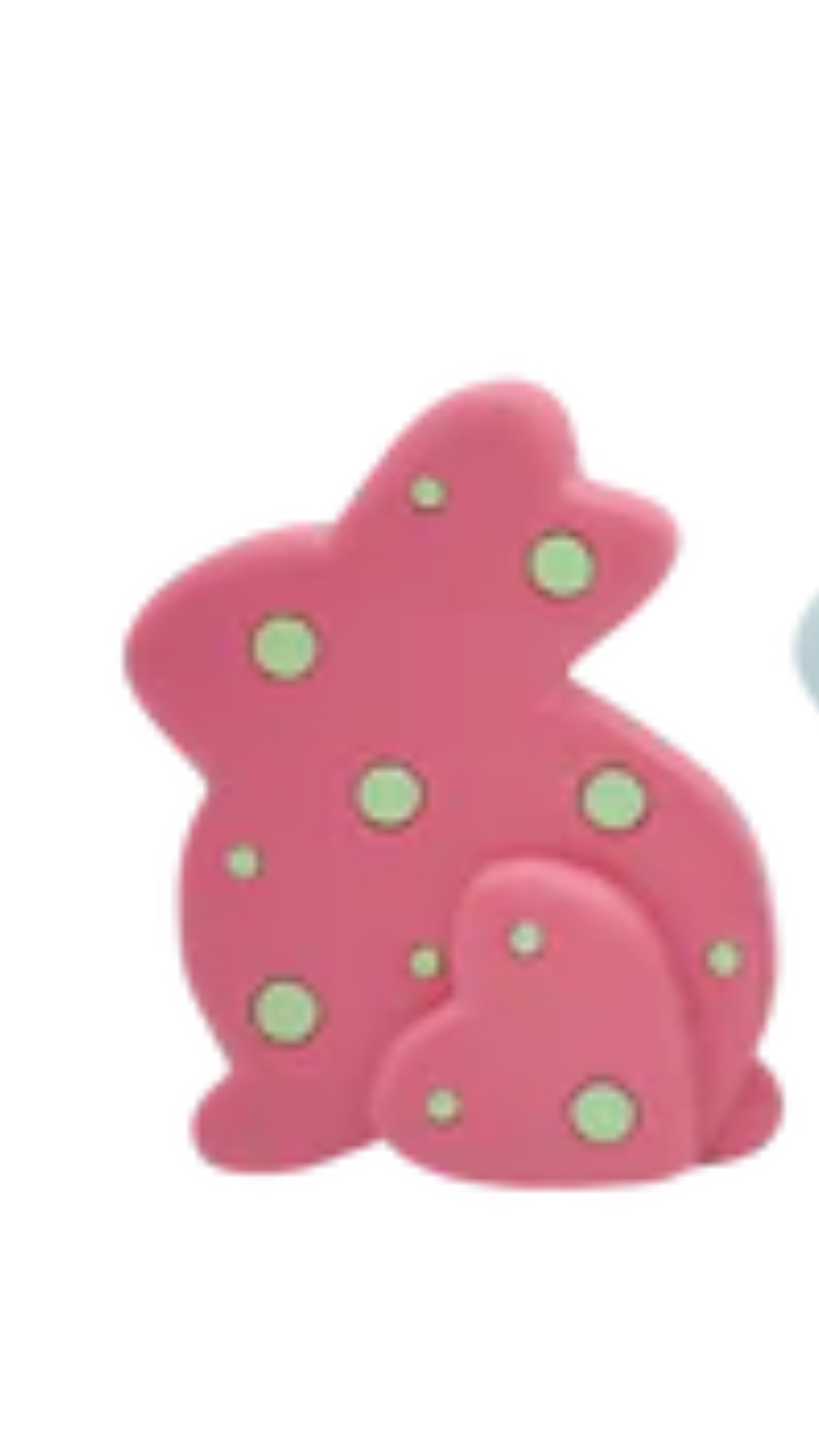 Resin Easter Bunny Decor