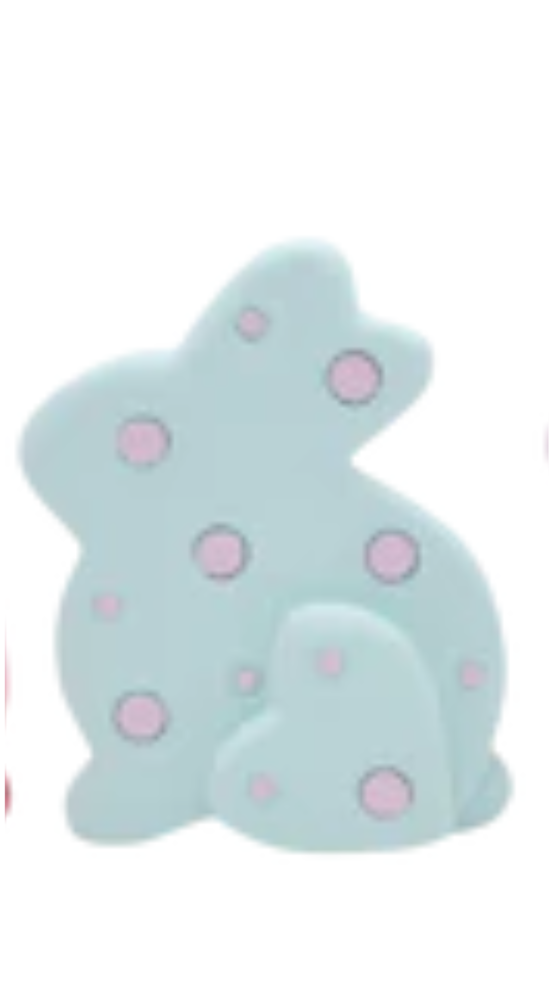 Resin Easter Bunny Decor