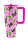 Pink Merry Mischief 30oz Tumbler