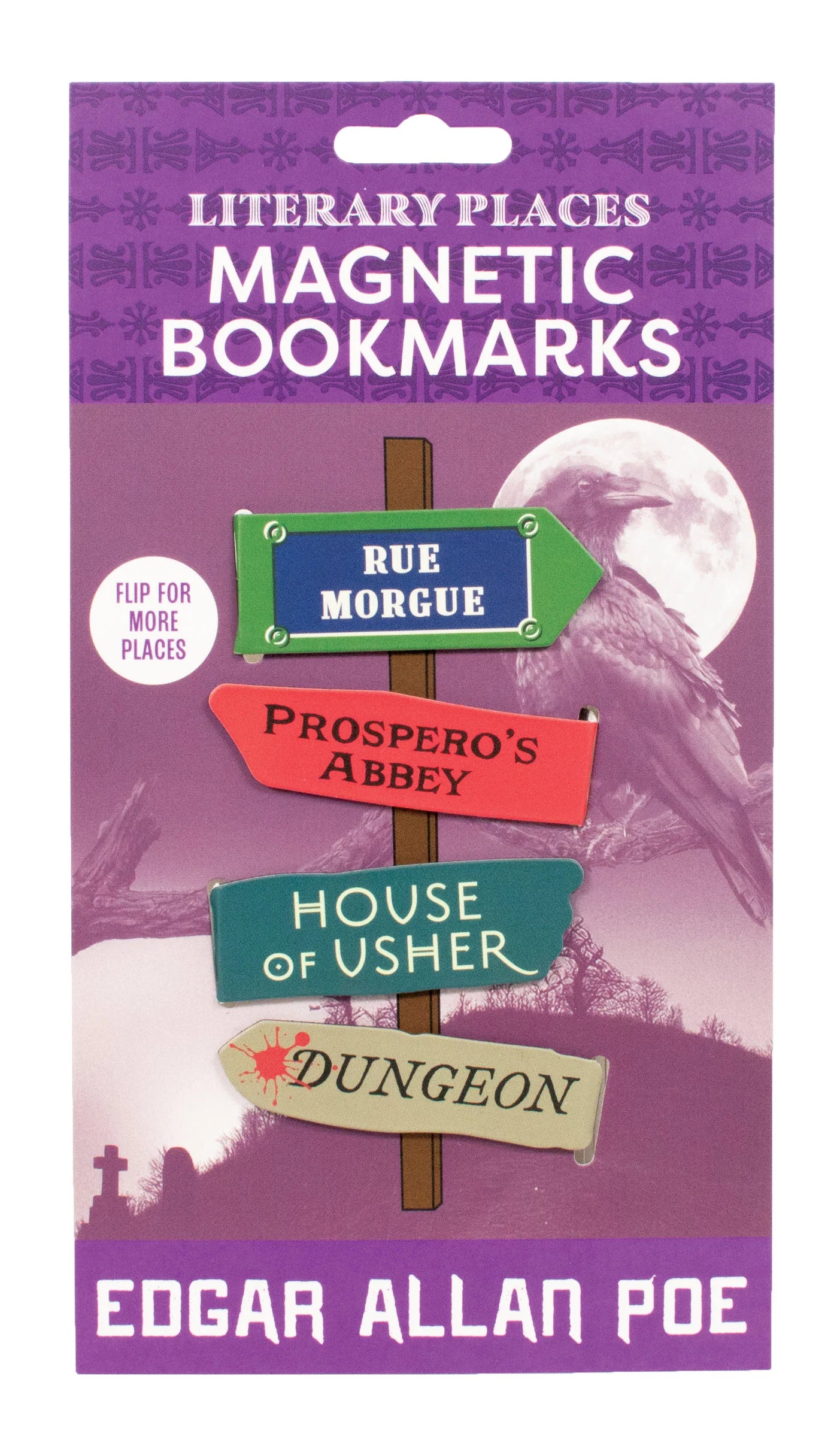Edgar Allan Poe Magnetic Bookmark Set