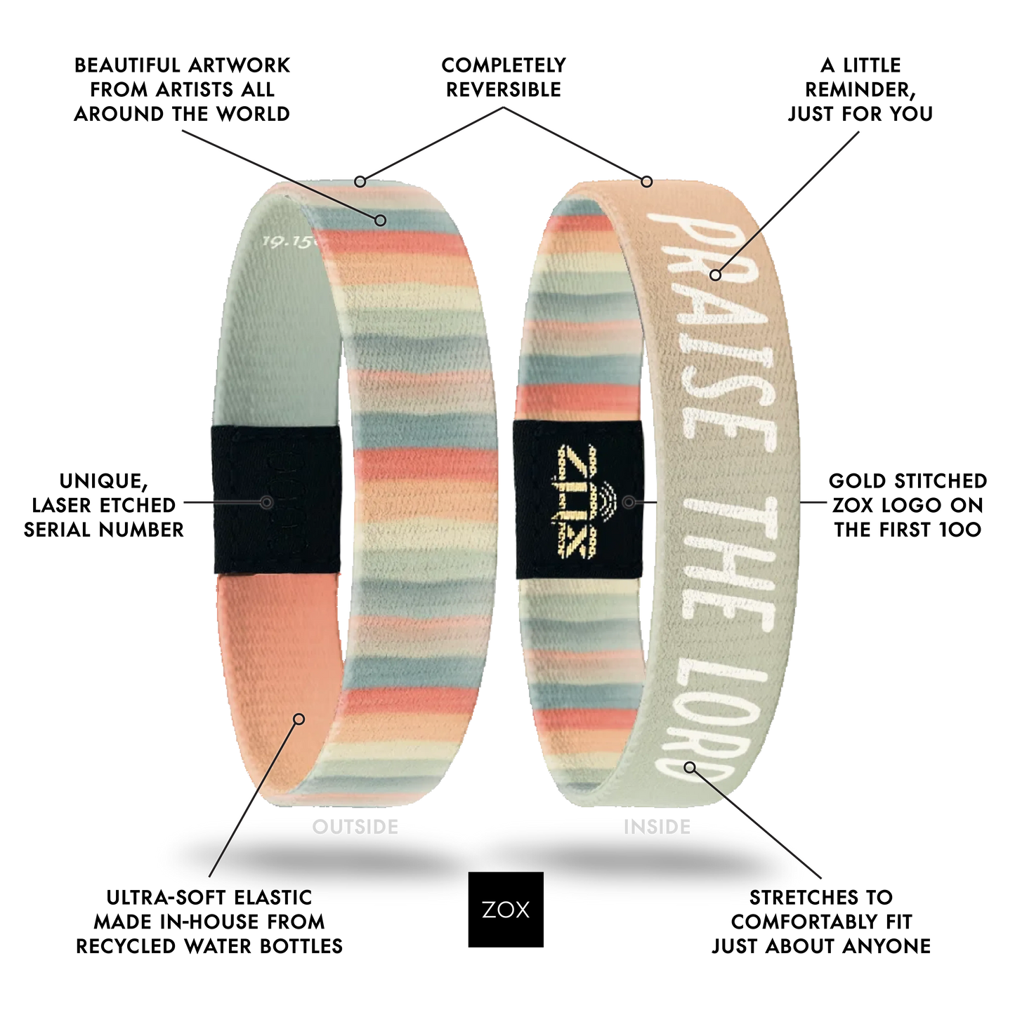 ZOX Praise The Lord Interactive Bracelet