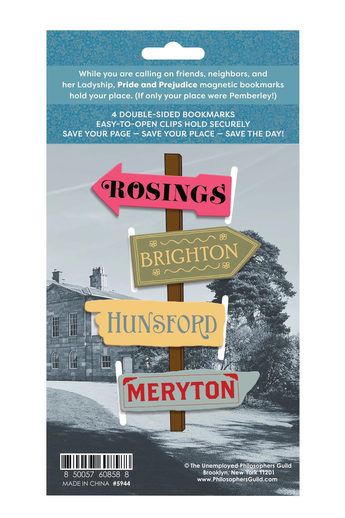 Jane Austen Magnetic Bookmark Set