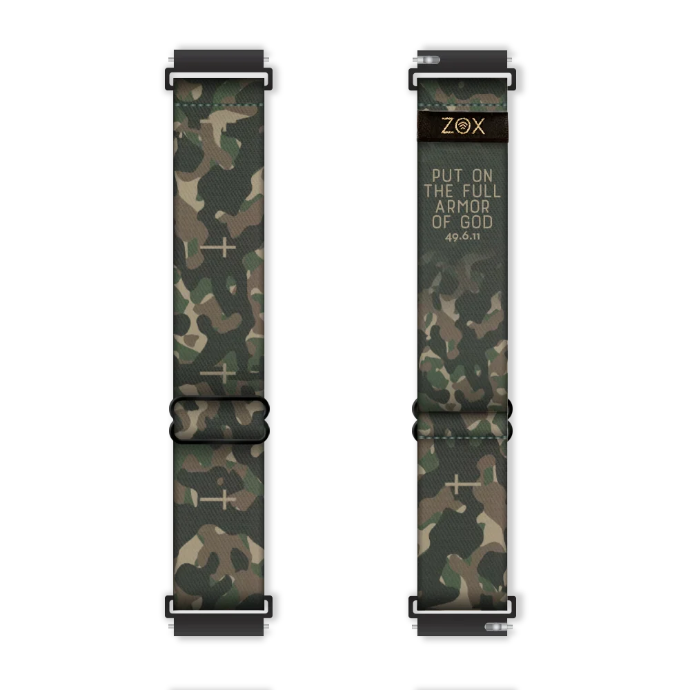ZOX Put On the Full Armor Of God Bible Verse Watchband