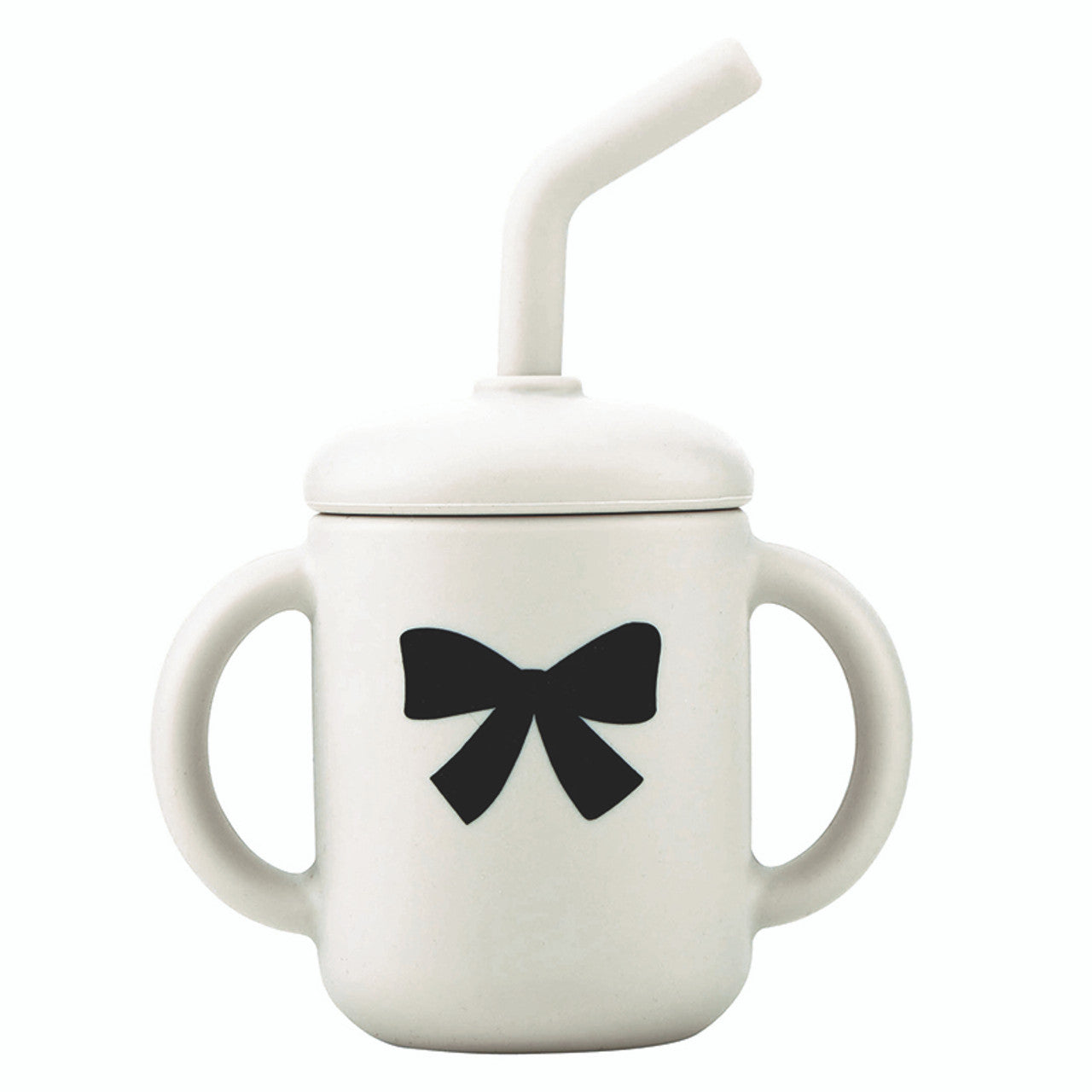 Silicone Bow Straw Sippy Cup