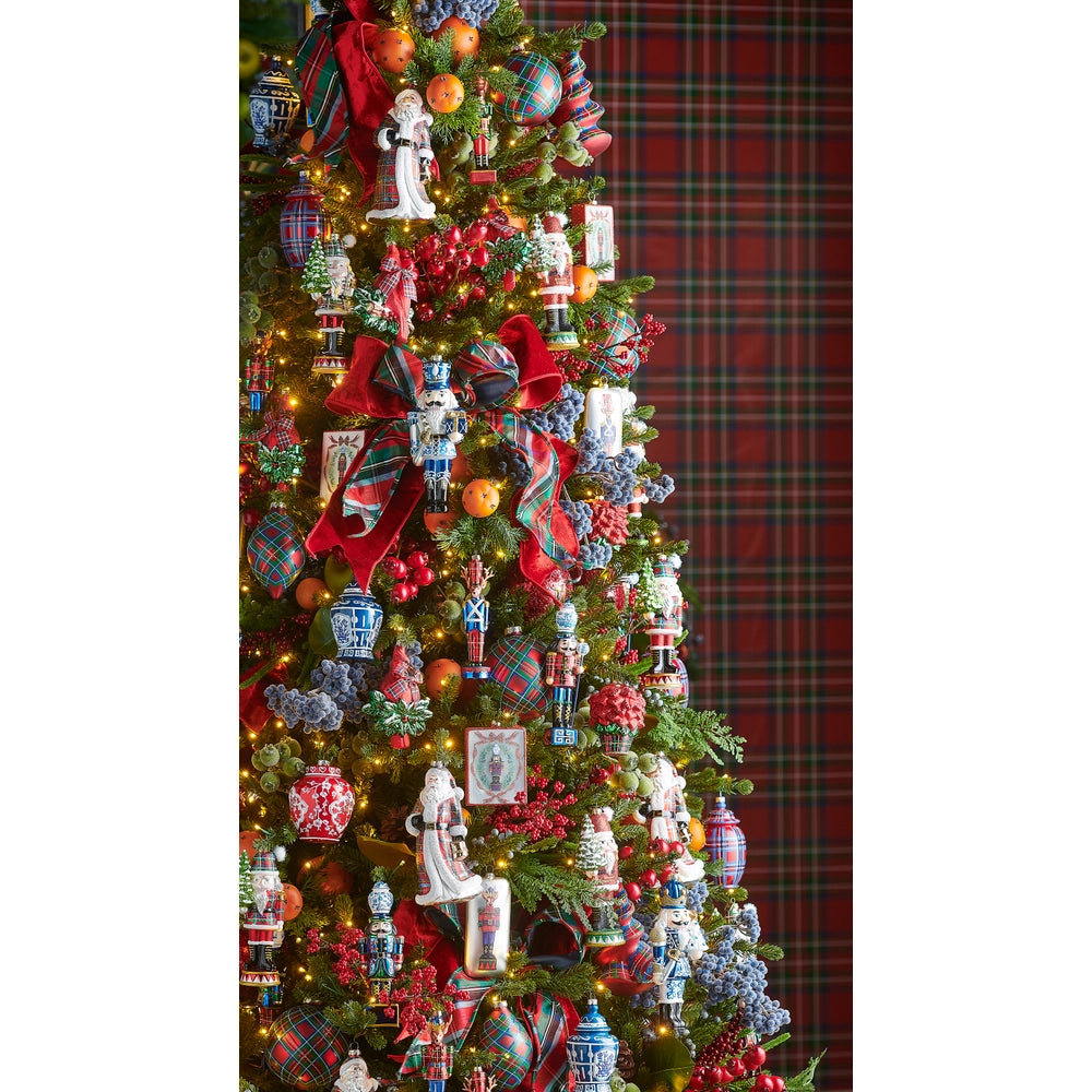 2.5" X 10 Yds Tartan Plaid Wired Ribbon