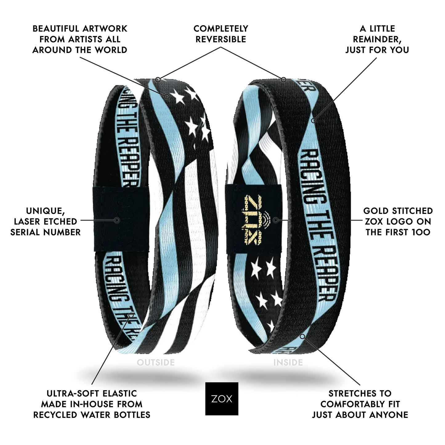 ZOX Racing the Reaper Hero Interactive Bracelet