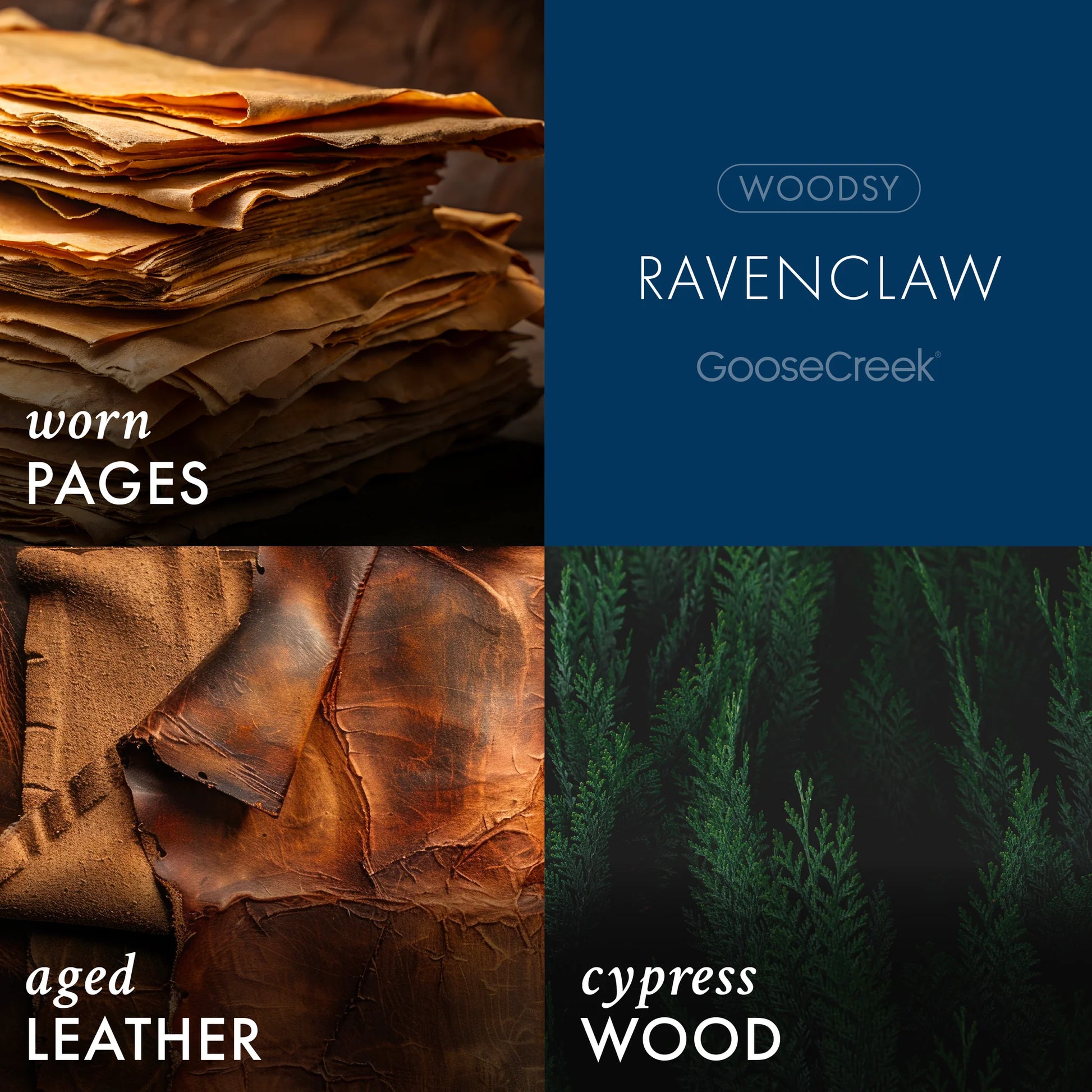 Ravenclaw 3-Wick Harry Potter Candle