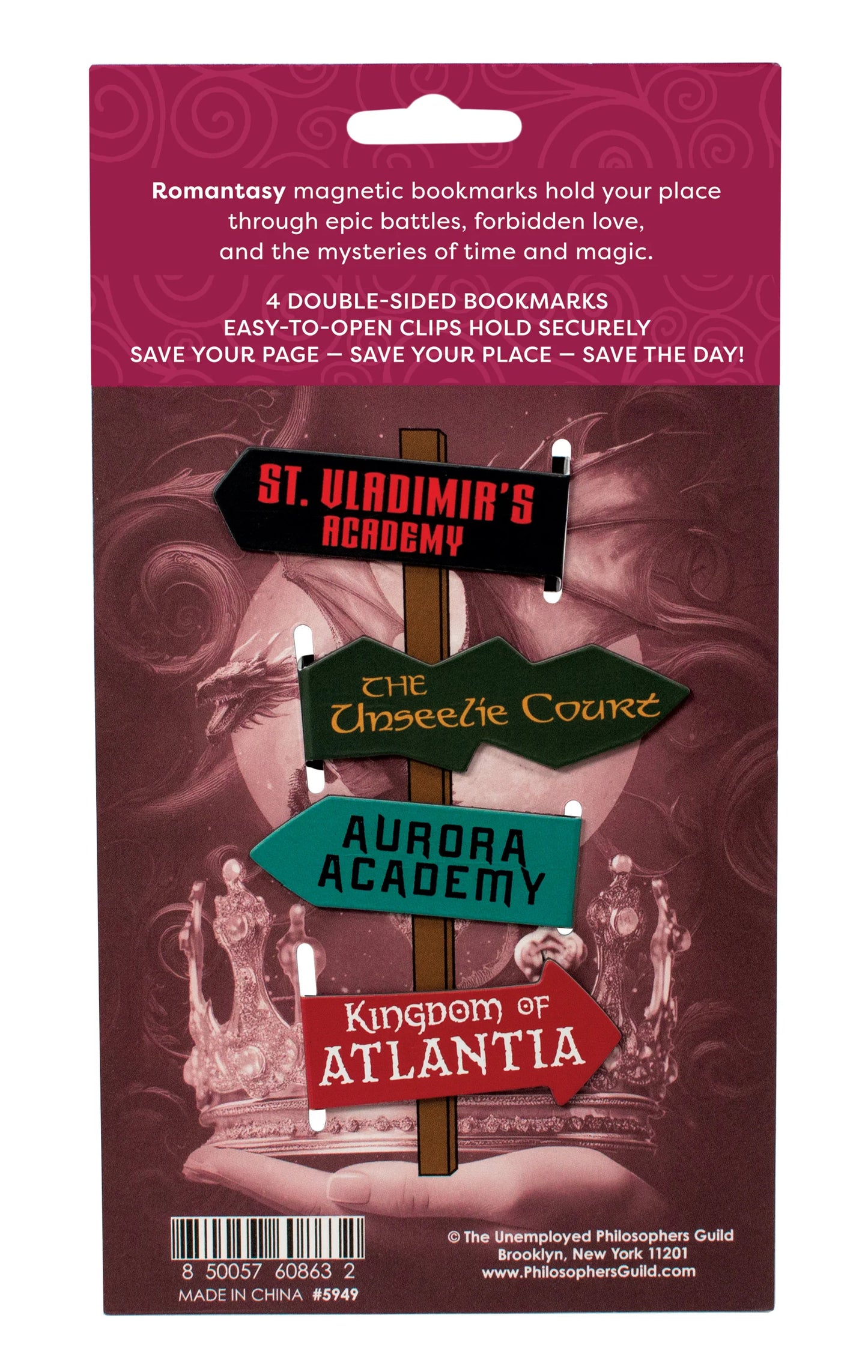 Romantasy Magnetic Bookmark Set