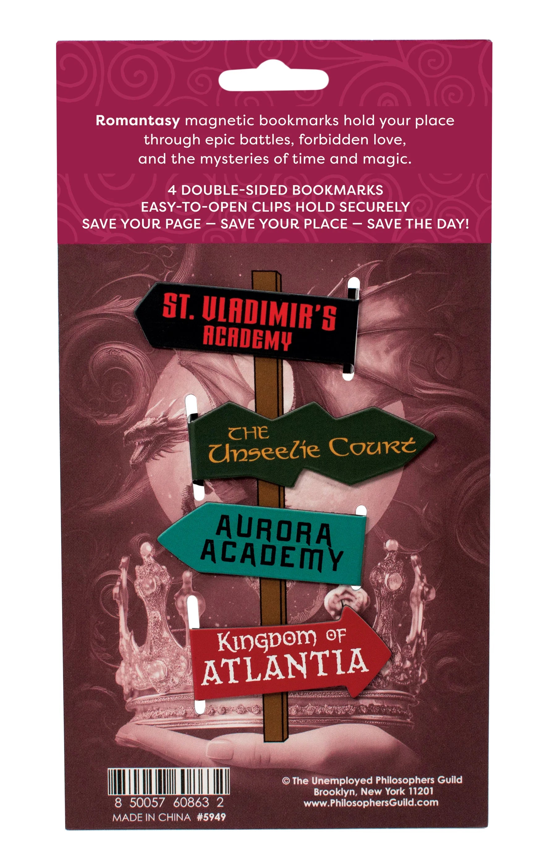 Romantasy Magnetic Bookmark Set