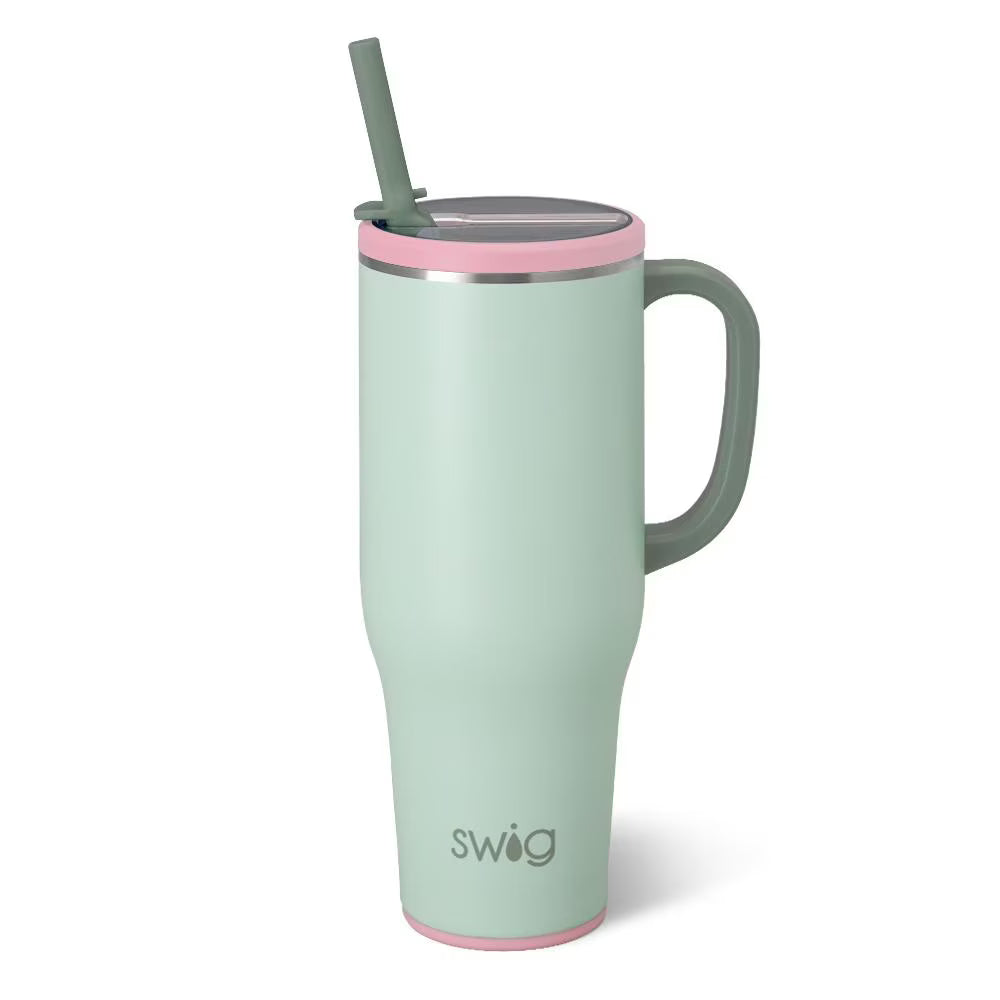 Swig Sage Mist Leakproof 40 oz Mega Mug