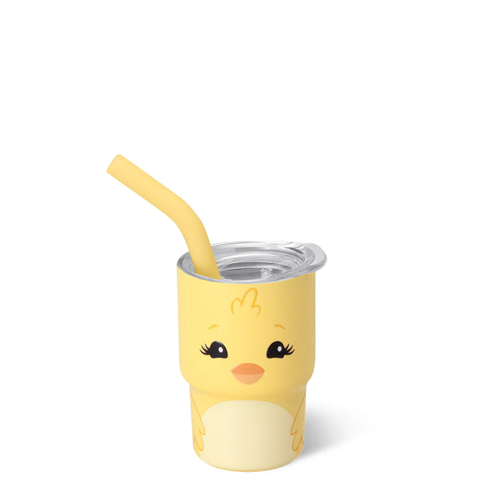 NEW Swig 2oz Tiny Tumblers With Straws