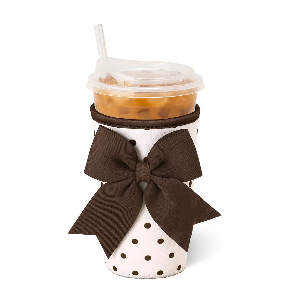 Swig MOCHA DOTS Medium Iced Cup Coolie