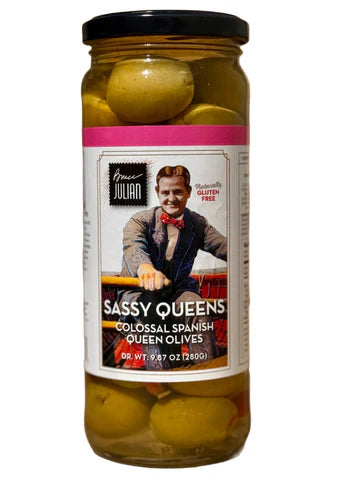 Bruce Julian Bartender Kit With Sassy Queen Olives