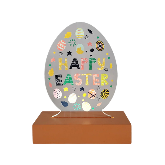 7" Happy Easter LED Acrylic Tabletop Sign