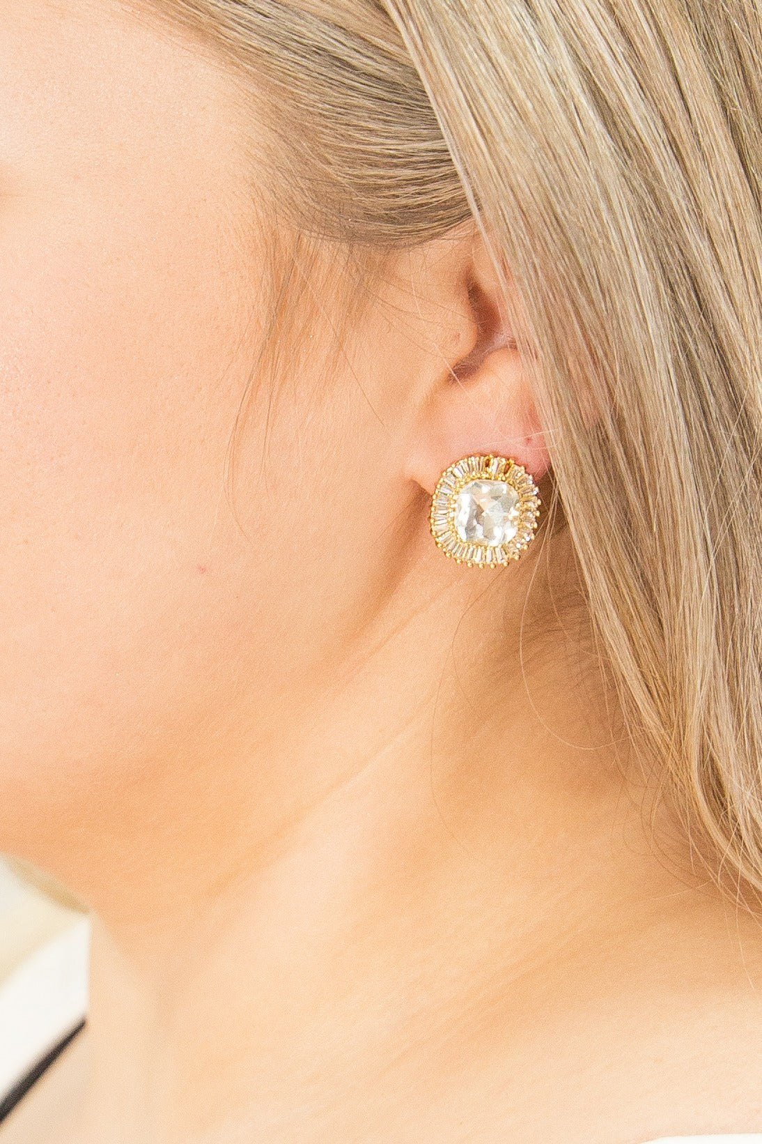 Southern Grace Large Rhinestone Studs
