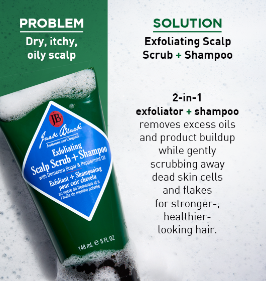 Jack Black Exfoliating Scalp Scrub + Shampoo